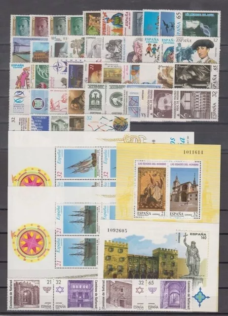 Spain Año 1997 Completo Nuevo Mnh España - Edifil ( 3465 - 3524 ) Con Hojitas