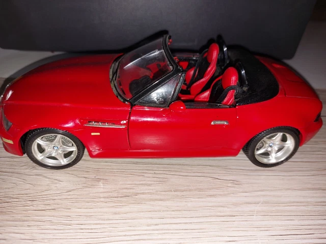 Burago Gold Collection 1/18 BMW M Roadster Cabriolet 1996 - Rouge - Modèle De Collection LJ396