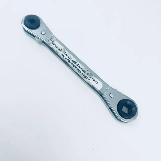 PROTO 1112 REFRIGERATION WRENCH 1/4" x 3/8" SQUARE & 3/16" x 5/16" SQUARE