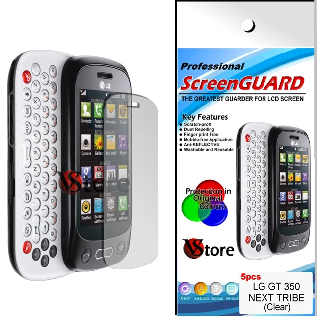 5 Pièces Film de Protection Écran à Cristaux Liquides Pour LG Tribe Next Gt350