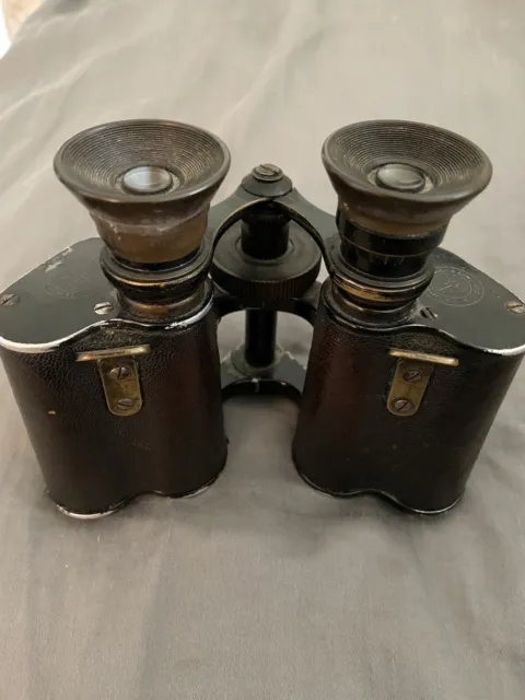 Carl Zeiss Bausch & Lomb Optical Co  Stereo Field Glass Binoculars Ww1 Era 8X