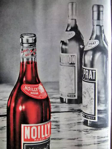 1960 Vermouth Noilly Press Advertising - Prat - Advertising