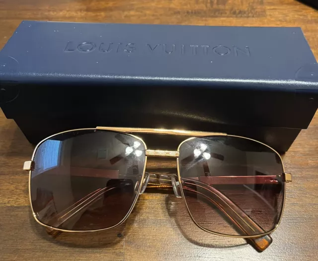 LOUIS VUITTON Z1169E 1.1 MILLIONAIRE Sunglasses Red Auth Men Used from  Japan