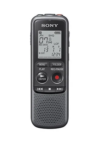 Sony Digital Voice Recorder with Built-in Mic. Noise Free Recordings. 4GB Memory