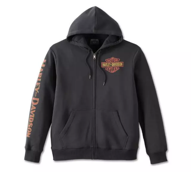 Harley-Davidson Sweatjacke Classic Eagle schwarz