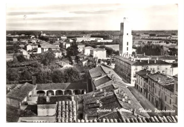 Cartolina  da Collezione - Piadena (CR) - Veduta Panoramica - Viaggiata 1960