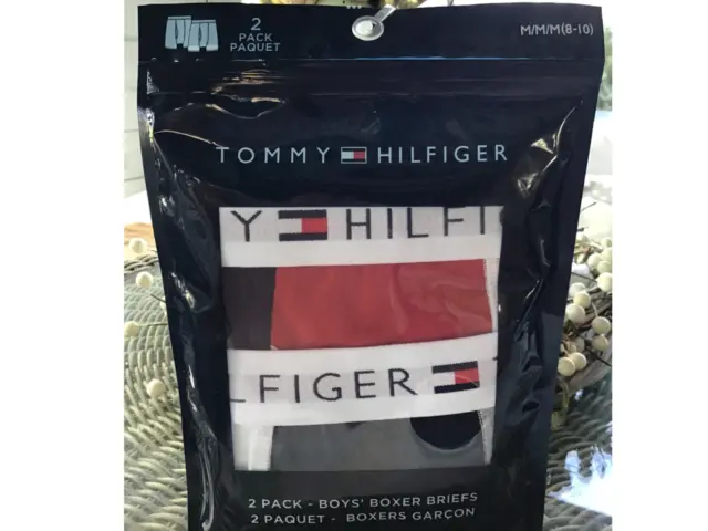 Tommy Hilfiger boys boxer shorts age 8-10 pack of 2 RRP $22.00