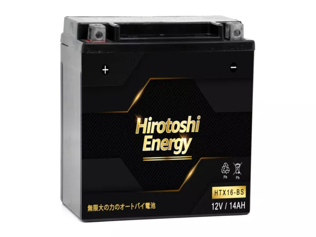 HTX16-BS YTX20CH-BS 12V GEL Battery For 2006-2017 Suzuki Boulevard M109R Boss