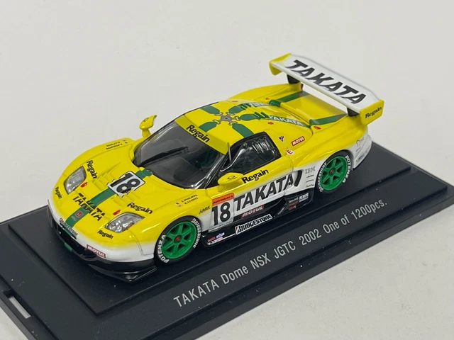 EBBRO 762 DOME NSX Takata N°18 – SUPER GT 2005 – Échelle 1/43 – Green