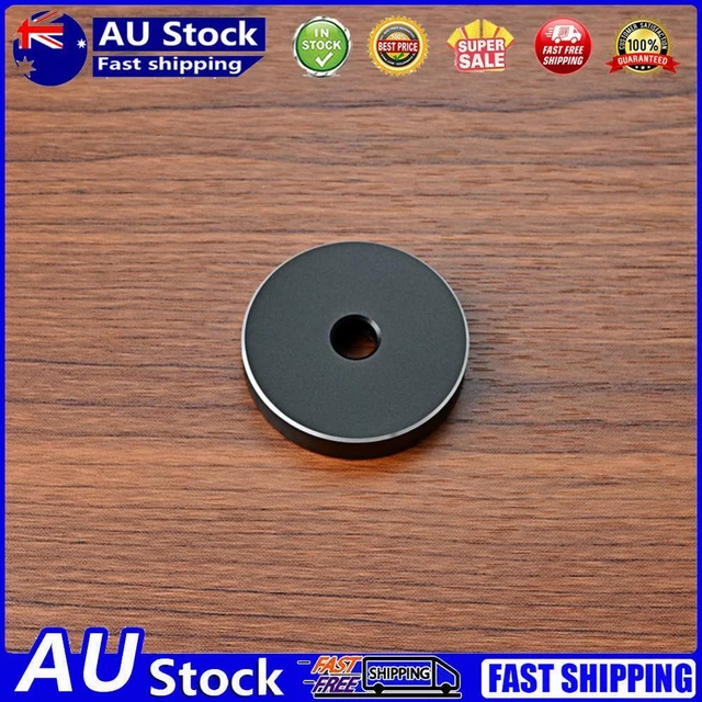 45 RPM Record Vinyl Turntable Center Adapter for Phonograph Accessories (Black)