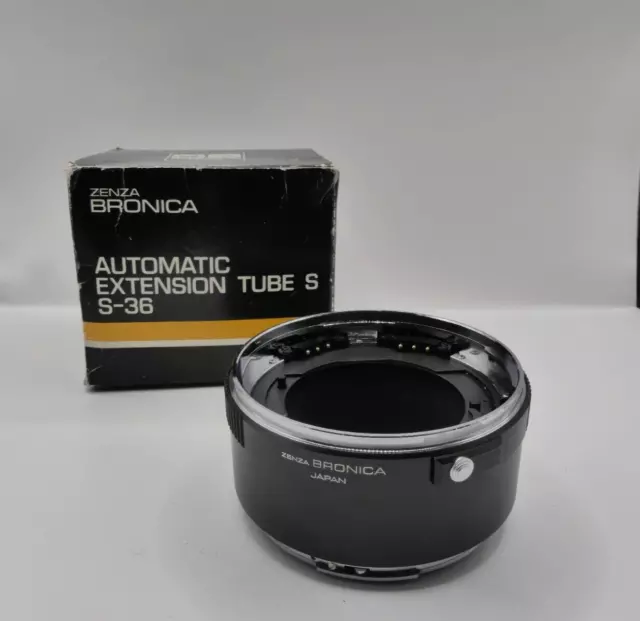 ZENZA BRONICA SQ AUTOMATIC EXTENSION TUBE S S-36 FOR SQ-A SQ-Ai SQ SQ-AM 588