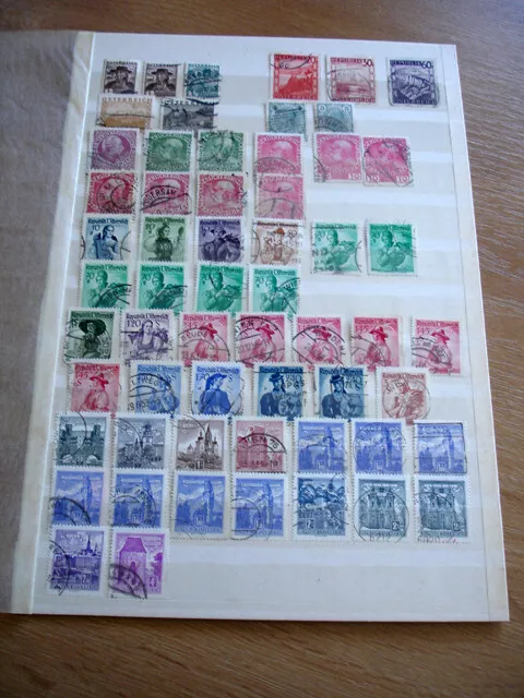 @ Großes LOT gestempelter Briefmarken aus ÖSTERREICH von 1908 bis Gegenwart @