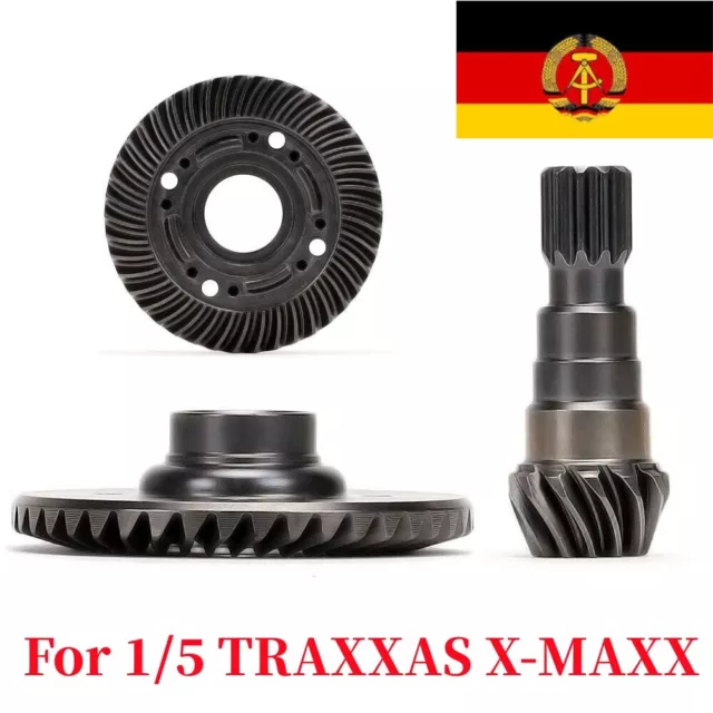 TRAXXAS X-MAXX 1/5 RC Car X Front Rear Hard Steel Differential Ring/Pinion Gear