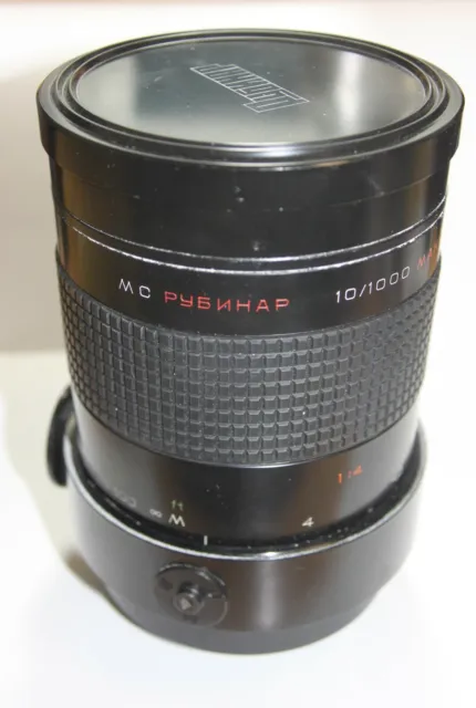 gebrauchtes Rubinar MC 10/1000 Spiegelteleobjektiv M42 "Russentonne"