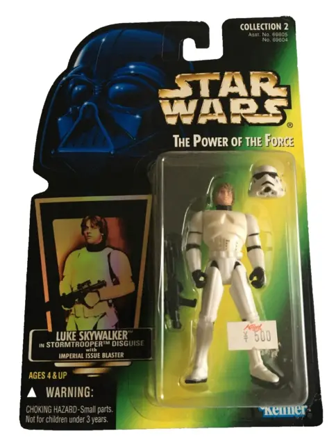 Luke Skywalker Stormtrooper Maschera Il Potere Della Forza Kenner Star Wars Sigillato