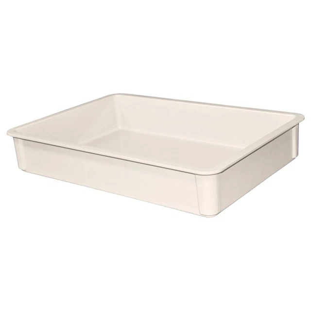 MFG Tray 875008 5269 White 26" x 18" x 4.5" Dough Tray