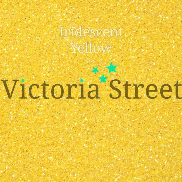 Victoria Street Glitter - Iridescent Mustard - Fine 0.008" / 0.2mm Yellow