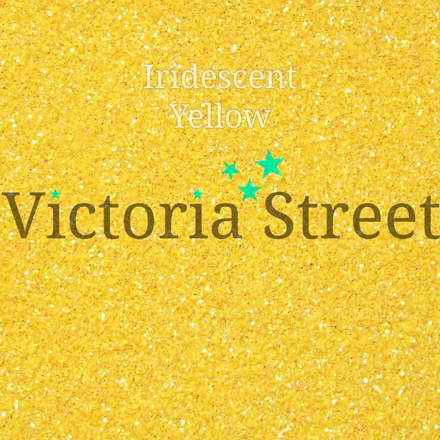 Victoria Street Glitter - Iridescent Mustard - Fine 0.008" / 0.2mm Yellow