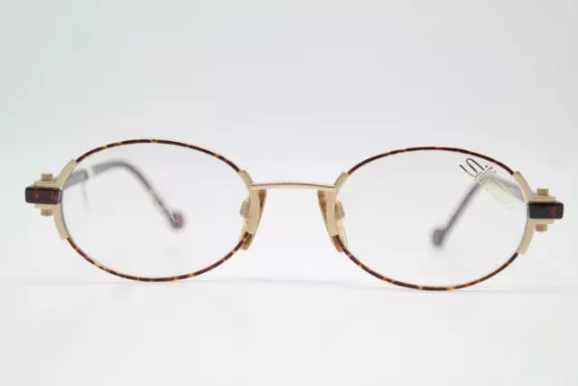 Vintage Brille Silhouette 6149 /30 Gold Kupfer Braun Oval Brillengestell