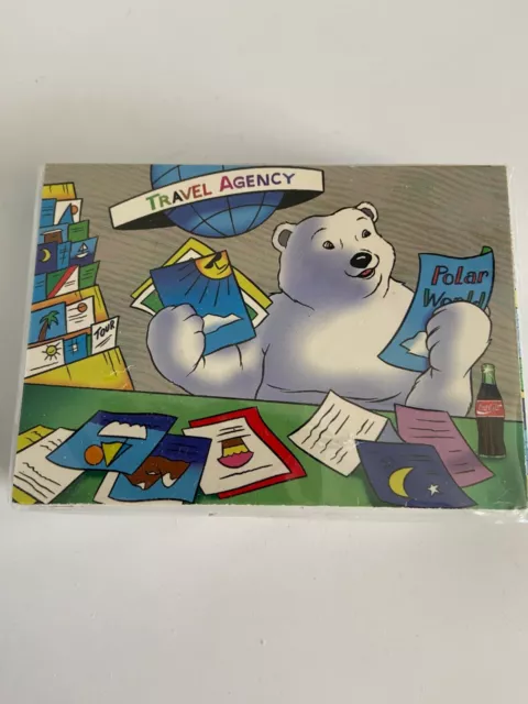 Coke Coca-Cola 1996 "South Pole Vacation" 50 card set Polar Bears Sealed