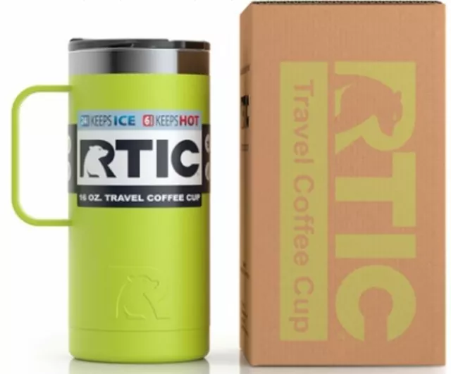 RTIC 16 Oz Stainless Steel Travel Coffee Cup Vacuum Insulated Tumblers/Mugs 4