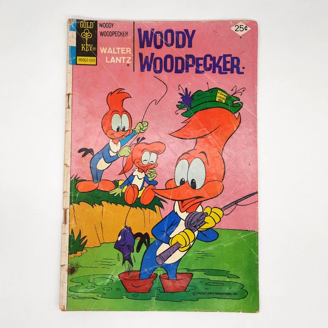 GOLD KEY WOODY Woodpecker #145 Walter Lantz Bronze Era Comic Toon