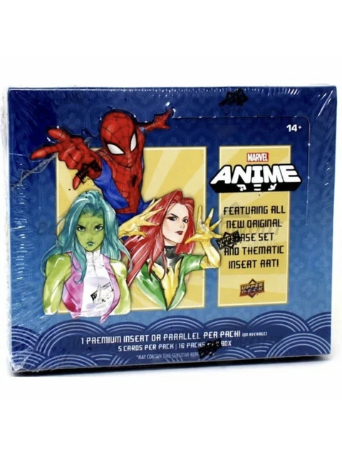 2020 Upper Deck Marvel Anime Hobby Factory Sealed Box - 16 Packs Per - Brand New