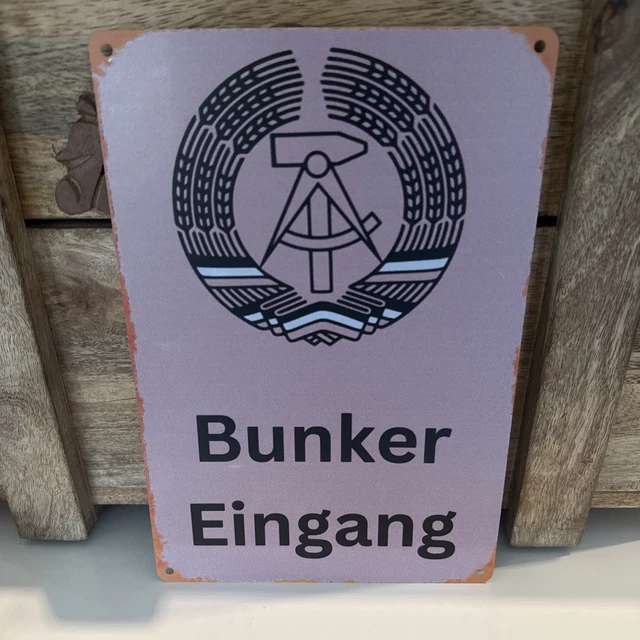 Blechschild 20x30cm KpA3 NVA - Authentisches DDR Design Für Oldtimer & Militärfans