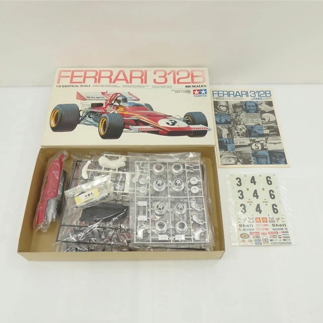 TAMIYA 1/12 FERRARI 312B BIG SCALE Model Car NO.7 No Items Missing
