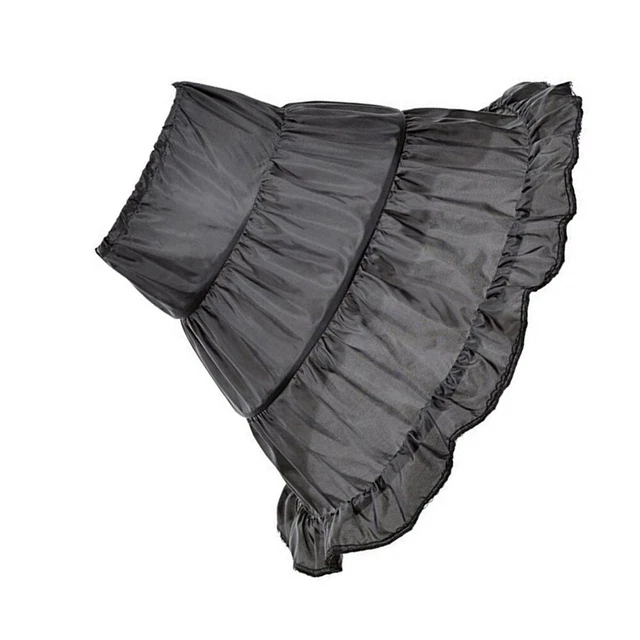 VALICLUD Jupon Crinoline Pour Filles - Jupe Demi-Slip Blanche Taille M Avec Cerceaux