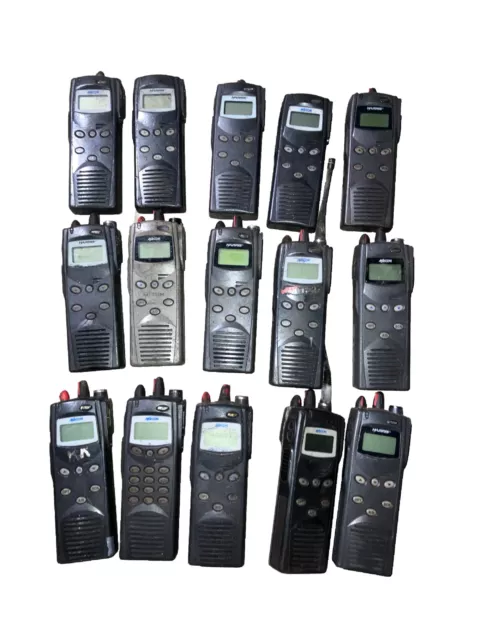 Lot Of 15 MACOM HARRIS P5100/P7100 Two Way Portable Radio No Battery