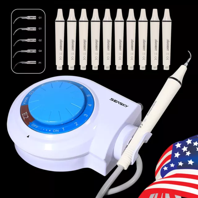 SEASKY Dental Ultrasonic Piezo Scaler Tips fit EMS Cavitron / Handpiece replaced