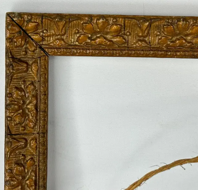 Antique French Small Ornate Gold Colour Picture Or Photograph Frame