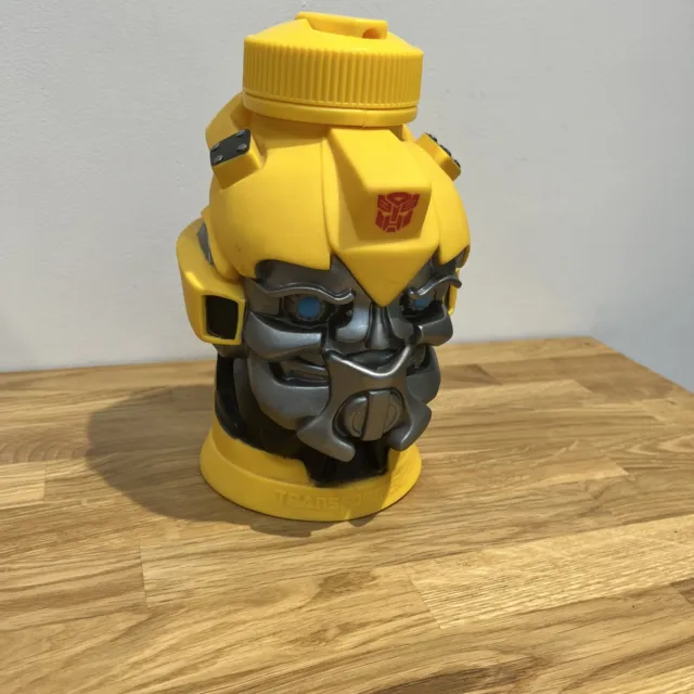 Transformers Bumblebee 2012 Hasbro Drinking Cup Collectible Yellow VGC Preloved