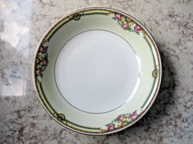 Eschenbach Bavaria H&W Gloria 1 Soup Bowl 7-5/8" Porcelain China Gold Rim Floral