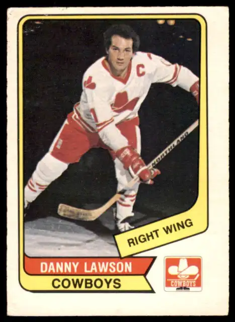 1976-77 OPC Wha Danny Lawson #8