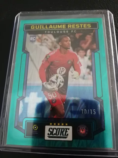 2023-24 panini score ligue 1 2024 Guillaume Reste /15 RC Teal Swirl FC toulouse