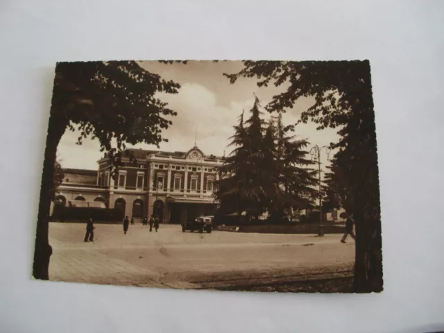 Cuneo - Saluzzo stazione ferroviaria - spedita f. g. 1951