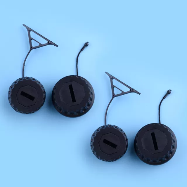 4set Fuel with Oil Cap fit for Stihl 021 023 025 026 034 036 038 044 064 066