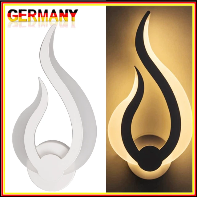 9W LED Wandleuchte Wand-Lampe Strahler Innen Modern Effekt Leuchte Licht up