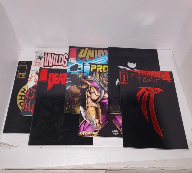 Image Comics #1 Lot - Shadowhawk II, Tribe, Union, Prophet, Deathblow, Wildstar,
