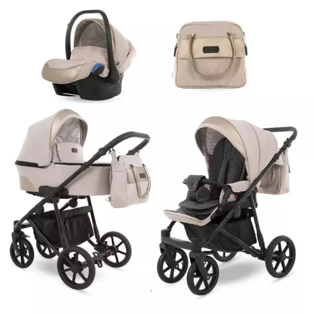 Poussette 3in1 2in1 Isofix set sélection de couleurs Ollio par Lux4kids