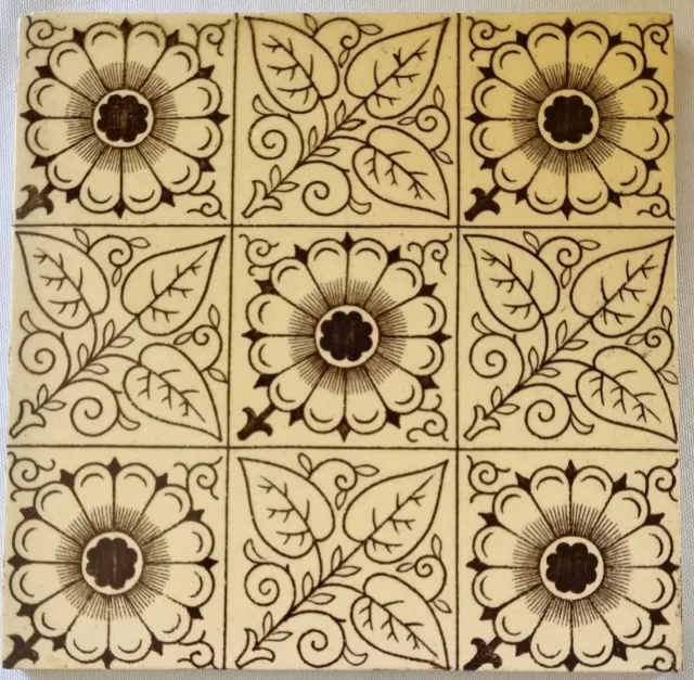 Arts & Crafts Tile. Minton Hollins. C 1885