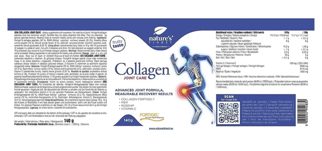 Complément Alimentaire Nature's Finest Collagen Joint Care Avec Photigel - 140 G
