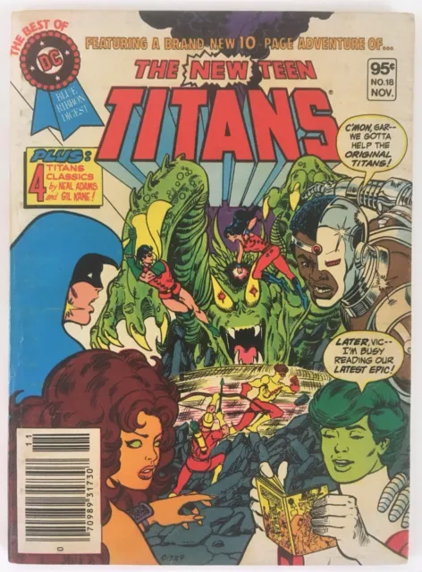 New Teen Titans Best of DC Blue Ribbon Comics Digest 18 1981 FN- 5.5