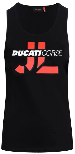 TOP Gilet Donna T-Shirt Ducati Corse MotoGP Lorenzo 99 Ladies Bike Nero L IT