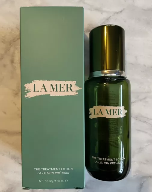 💠LA MER The Treatment Lotion EMPTY BOTTLE 5oz Luxury Glass Boxed FREE SHIP