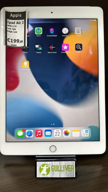 Tablet Apple usato garantito 12 mesi Ipad Air 2 Modello A1567 64GB