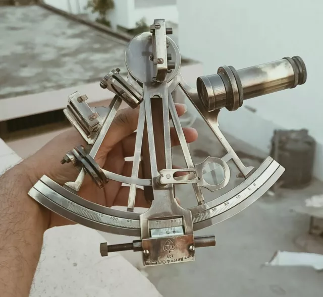 20,3 cm antikes Marine-Navigationsinstrument aus Messing, nautisches...