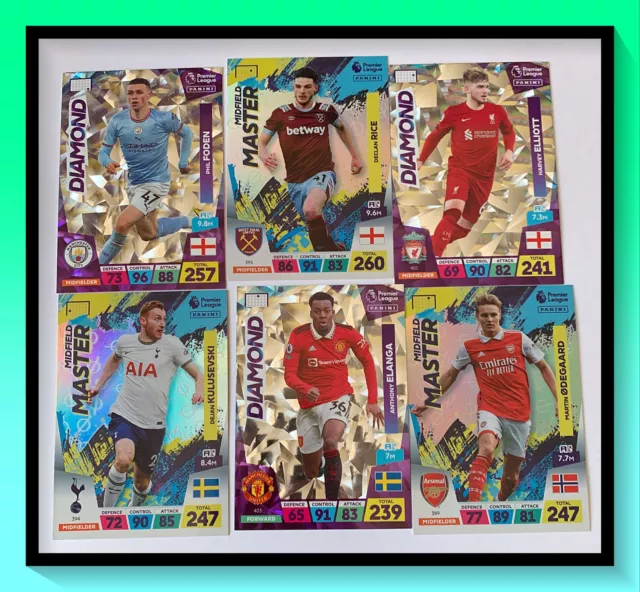 22/23 Panini AdrenalynXL Premier League - Midfield Master - Diamond